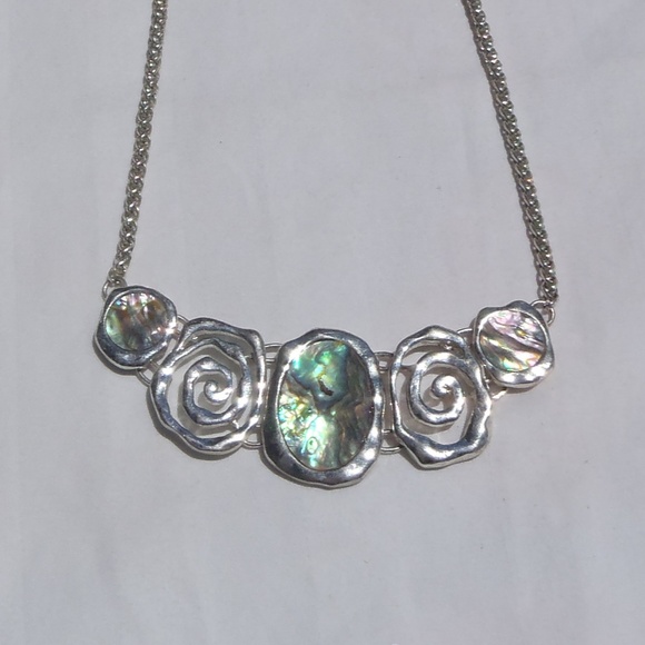 Unknown Jewelry - Abalone-Look Statement Necklace